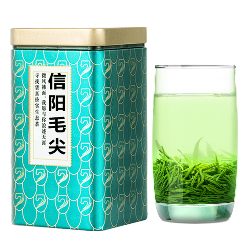 画景湾 信阳毛尖茶叶2023明前毛尖春茶特级嫩芽河南高山绿茶250g