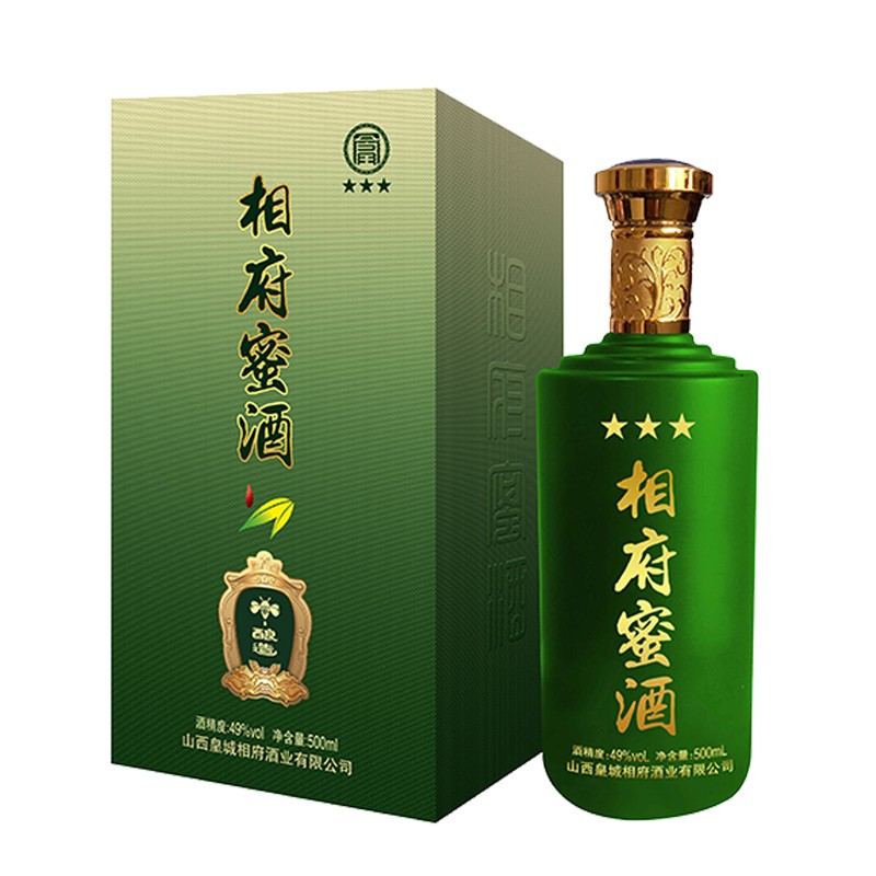 皇城相府纯蜂蜜酿造山西特产 蜂蜜蒸馏酒 蜜香型白酒 相府蜜酒49度三