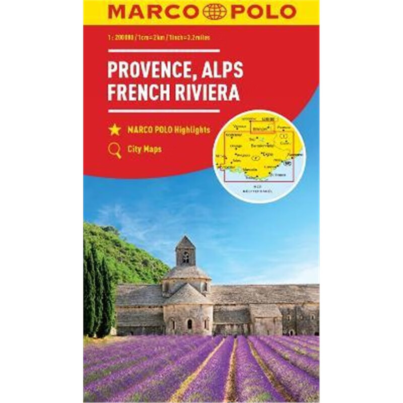 预订provence, alps, cote dazur marco polo map