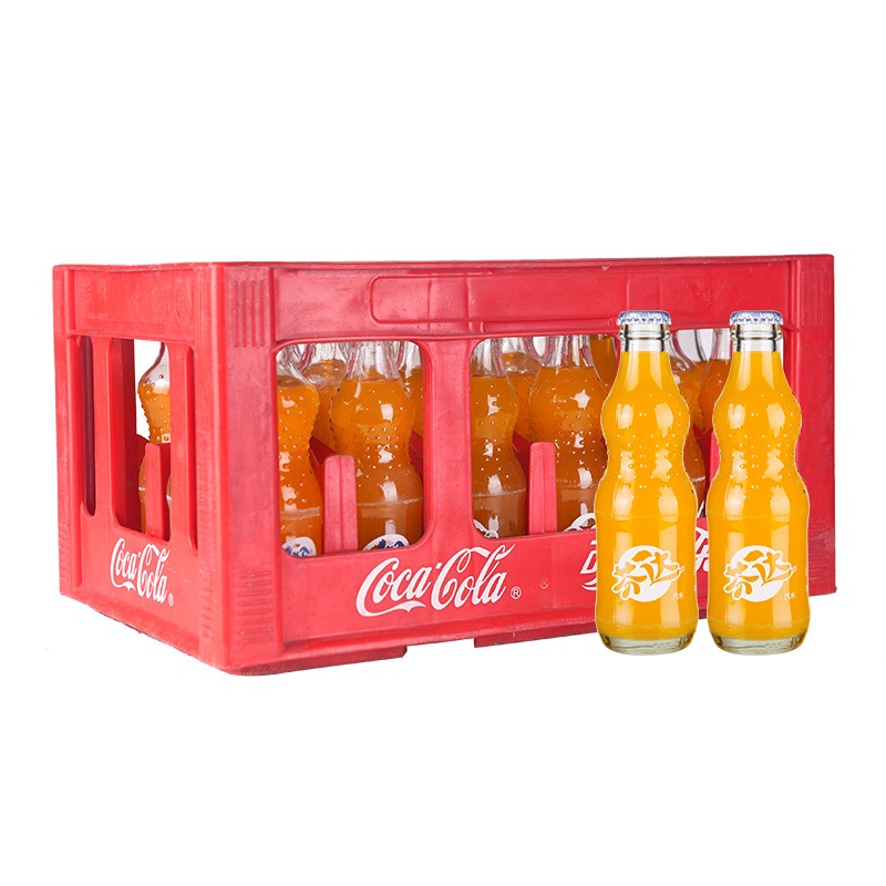 可口可乐 200ml玻璃瓶小瓶老式玻璃可乐碳酸饮料玻璃瓶汽水怀旧饮料