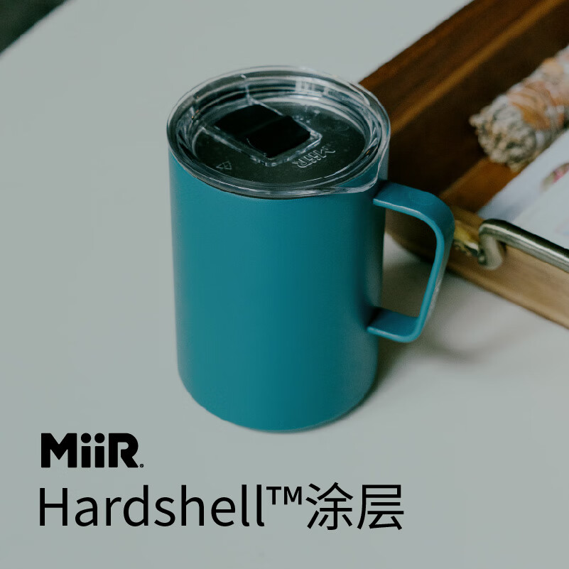 MiiR露营杯系列不锈钢咖啡马克杯不锈钢随行马克杯水杯带盖营地杯 斑点绿354ml