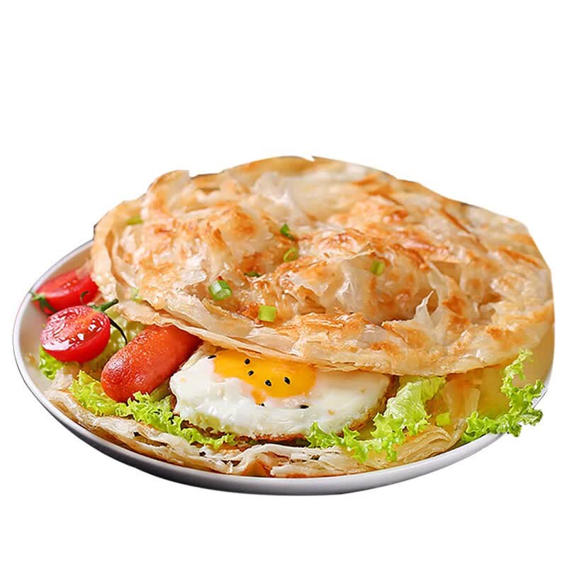 惠发(HF) 手抓饼速冻面点家庭装手抓饼皮早餐食材 葱香味手抓饼30片