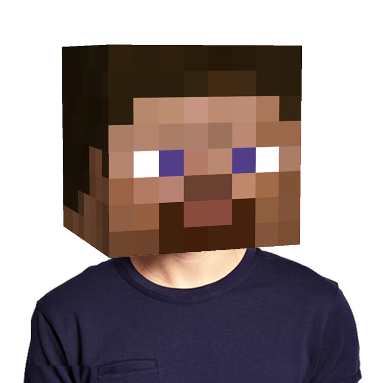 哈梵游我的世界头套头盔武器1:1可穿戴钻石剑纸模型·玩具摆件装饰