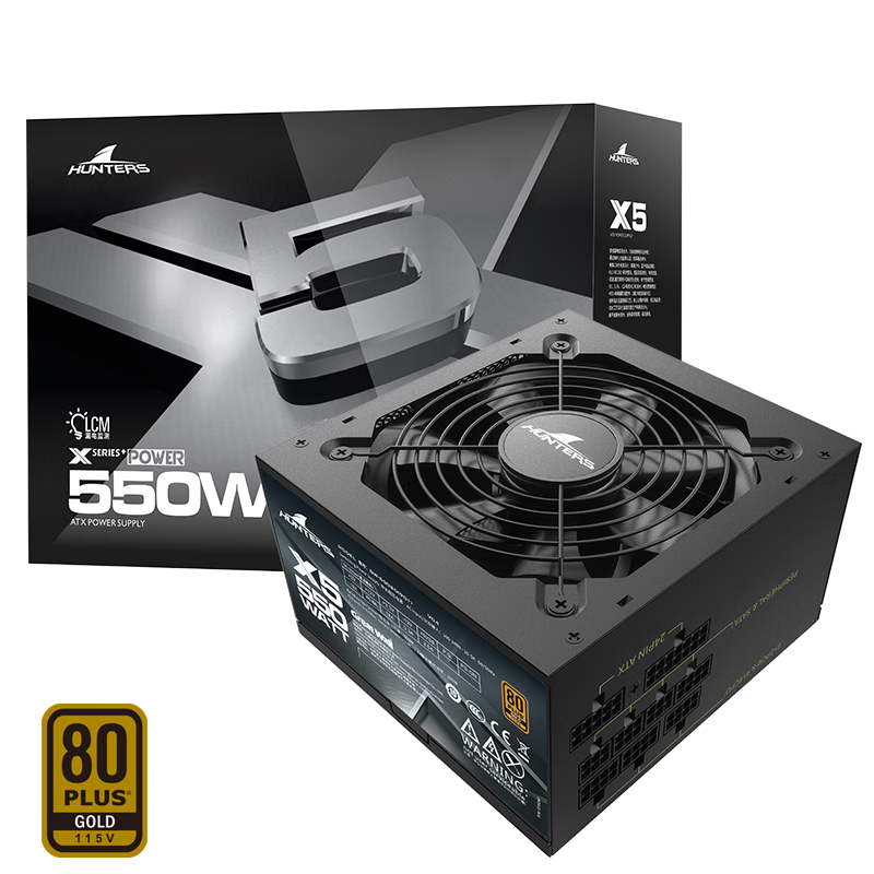 京品鹿长城（Great Wall）额定650W X6金牌全模电脑电源（漏电监测/全电压/单路12V/70cm长线材）X7 750w X5金牌全模电源 额定550W(漏电检测)