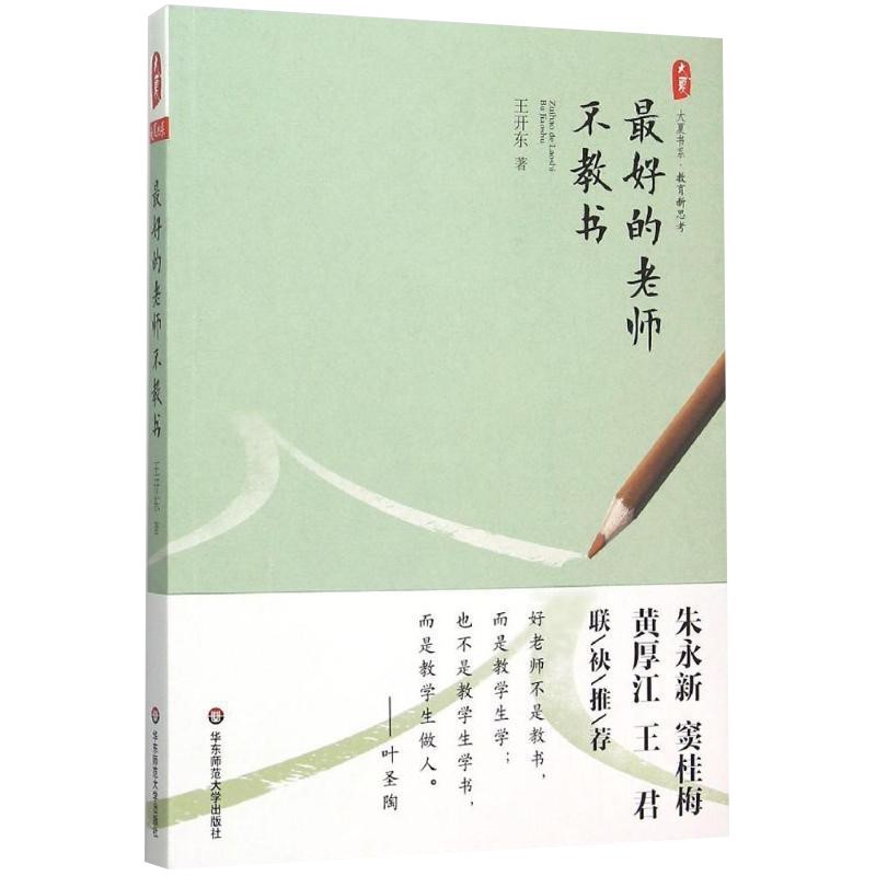 的老师不教书 大夏书系 王开东教育心得和反思感悟 批判中的教育情怀