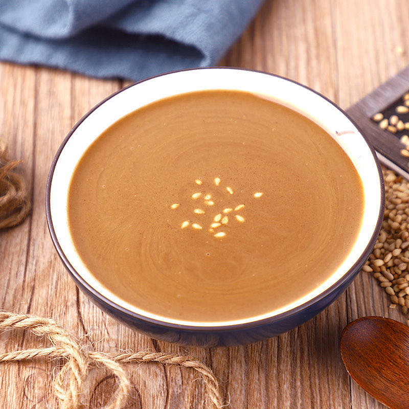 石磨芝麻酱宗大名府芝麻酱热干面拌凉皮麻酱家用火锅蘸料调料 大名府