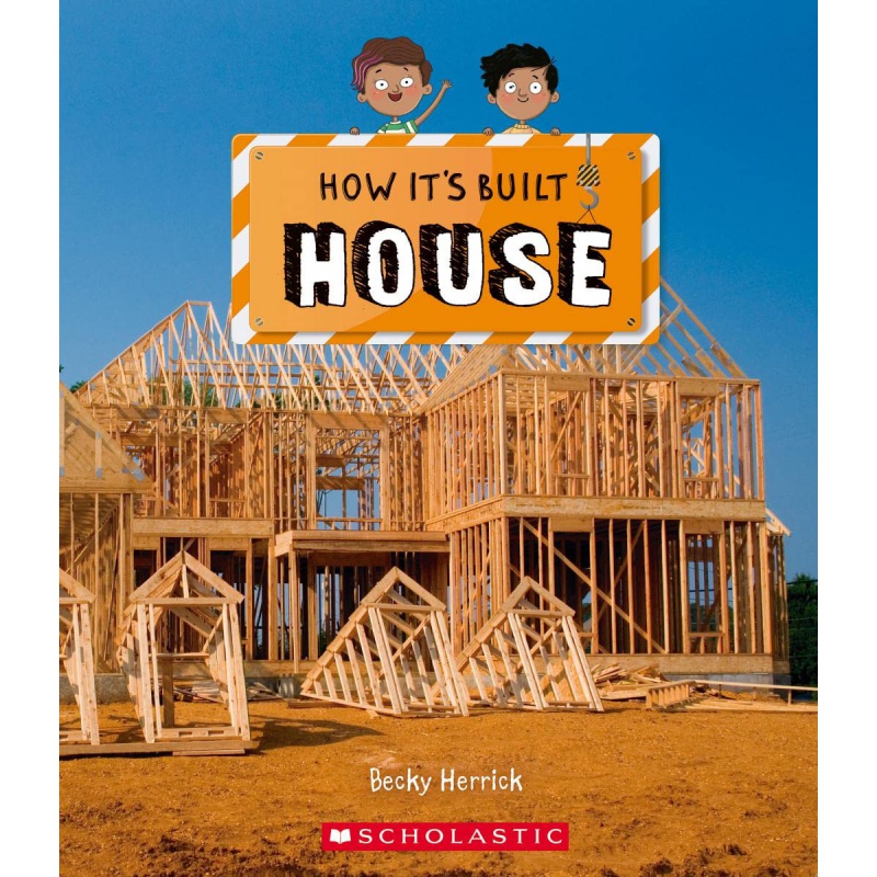 预订英文原版 house (how its built)房子 它是如何建造的 becky