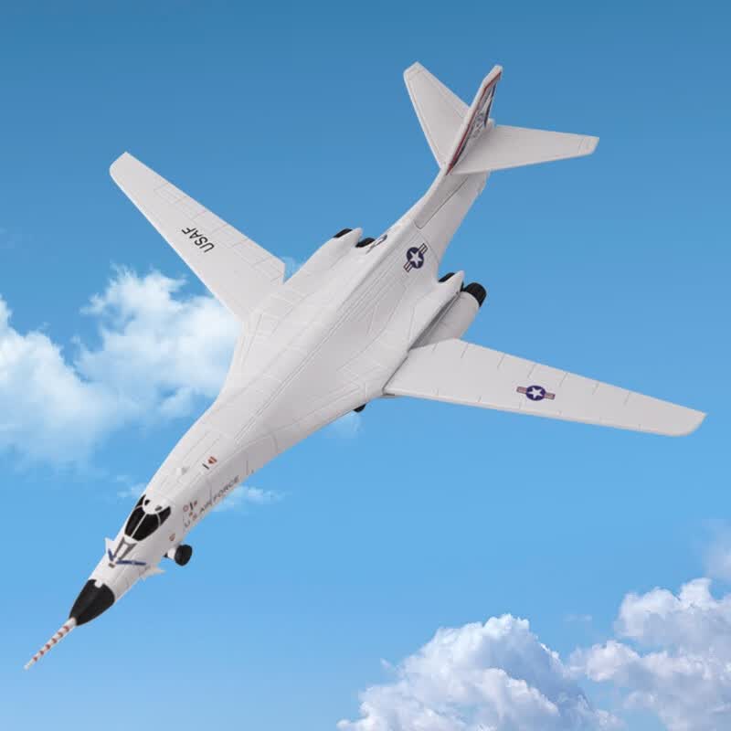 鹿凌青1:144美国b1b枪骑兵战略轰炸机b-1b飞机合金模型成品摆件收藏