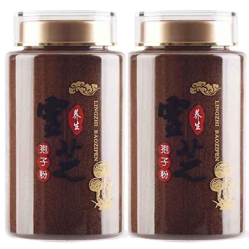 长白山破壳灵芝孢子粉正宗特级 线油灵芝袍子粉 500克装