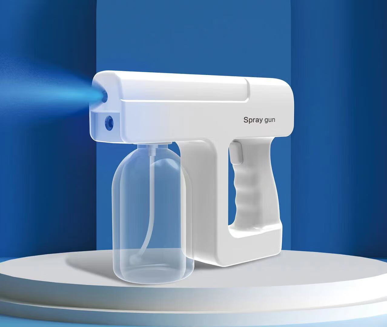 健之康(jziki)纳米喷雾消毒枪手持蓝光无线室内空气消毒机充电喷雾枪