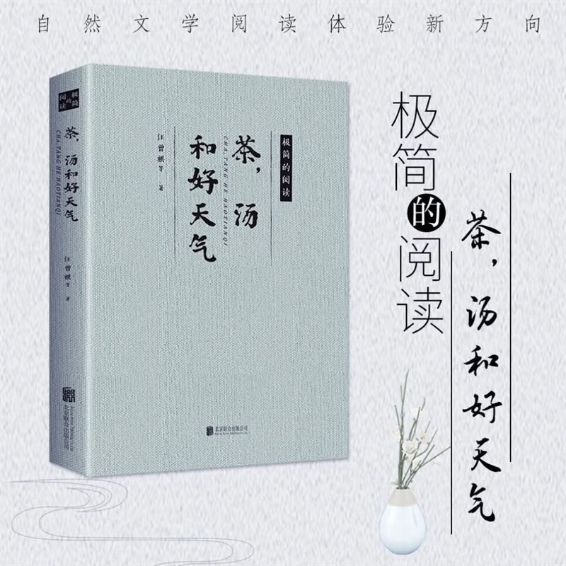【严选】茶汤和好天气经典书目原著极简阅读疗愈汪曾祺名家著高雅优美书籍 茶汤和好天气