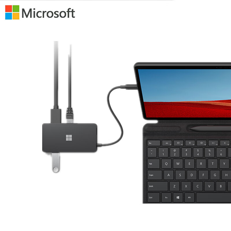 微软（Microsoft）Surface USB4扩展坞 雷电4 拓展坞2 USB-C多功能扩展坞 HDMI线 网线 扩展器 转接头 Dock2 Dock4 Surface USB-C多功能扩展坞【99g】