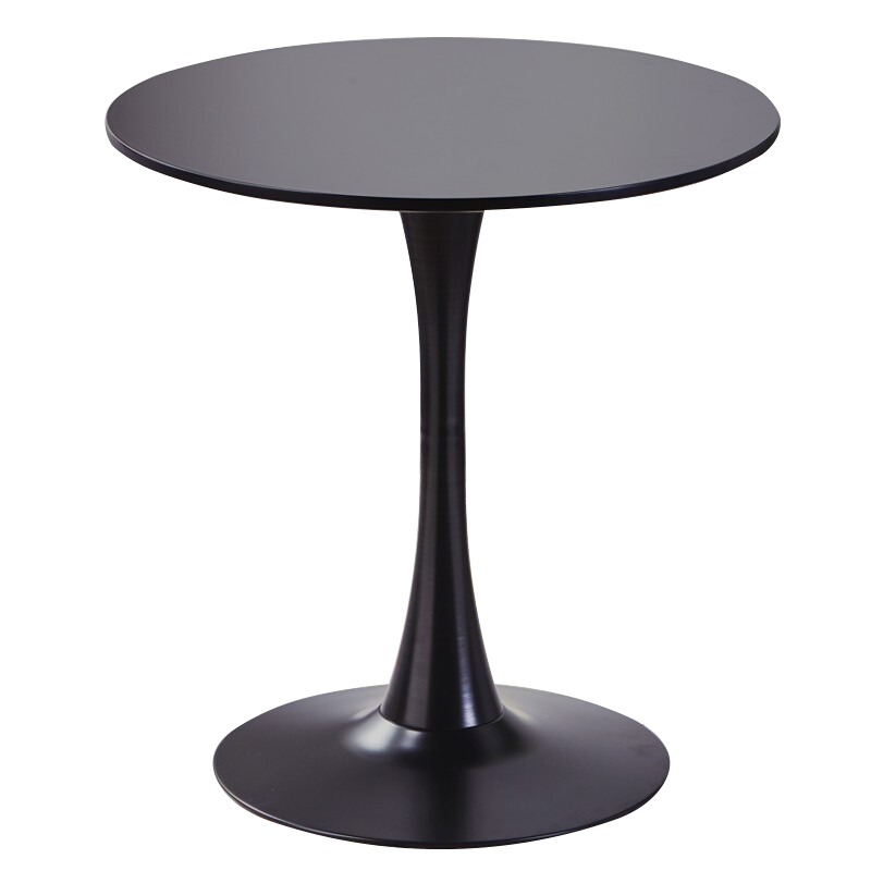 格米森梵 阳台桌椅 简约茶几 茶桌 小圆桌 休闲桌 洽谈桌子 办公室接待桌椅 CJ-012 黑色桌子