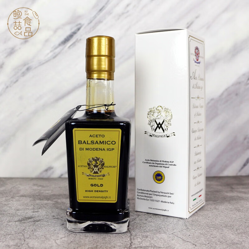 福山田舍意大利进口巴萨米克黑醋汁金标摩德纳igp香醋balsamico
