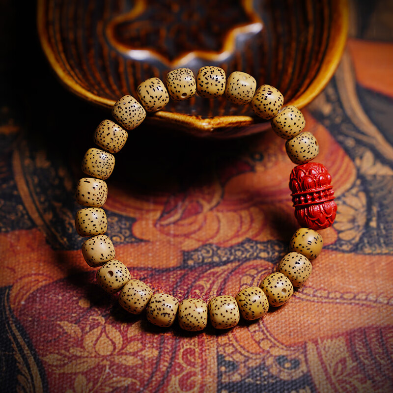 酷奇象(kuqixiang)星月菩提子手串文玩单圈配饰老型珠子盘玩国潮风