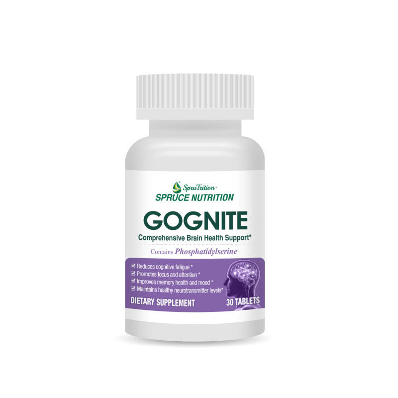 SPRUTRITION美国SPRUTRITION云杉脑灵素营养大脑调节神经改善睡眠保健新品 30粒*10瓶