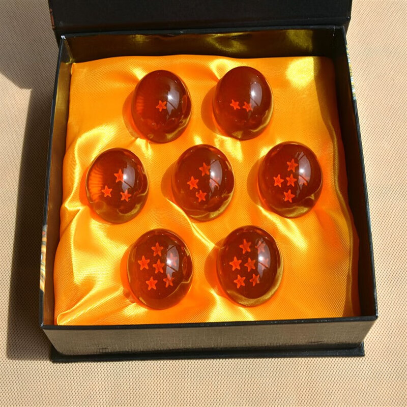 云漫卿七颗龙珠水晶球动漫七龙珠7颗水晶球一套装神龙模型玩具四星球