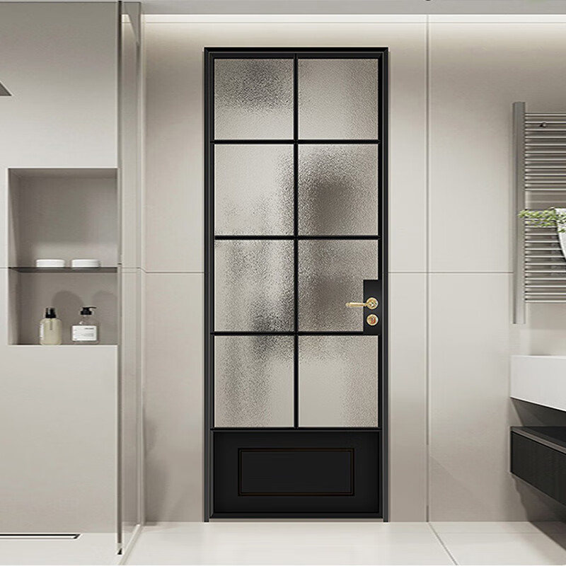 润华年法式复古门玻璃门厕所卫生间洗手间平开门隔断门厨房门长虹玻璃
