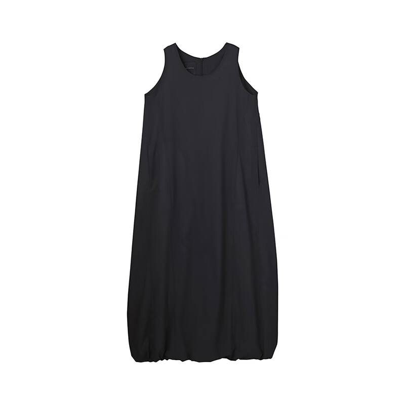 迪桑特（DESCENTE）24夏季新款女裙 ALLTERRAIN Swift 轻薄连衣裙 可爱原宿风 花苞裙 黑色 S