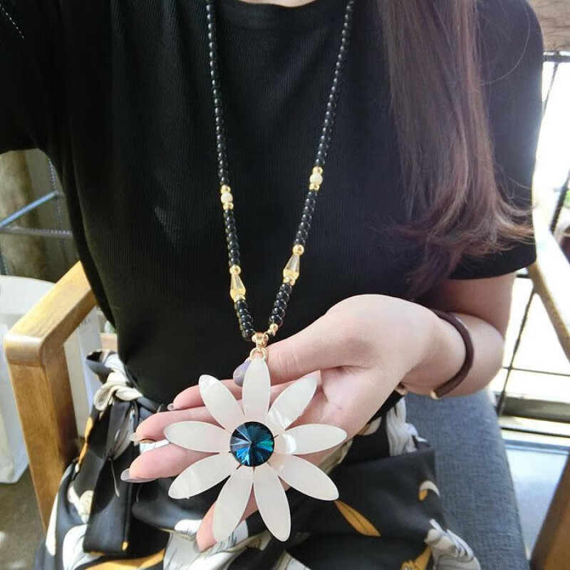 淑丽芙(shulifu)毛衣挂件饰品时尚外佩戴项链长连衣裙配饰女大气吊坠