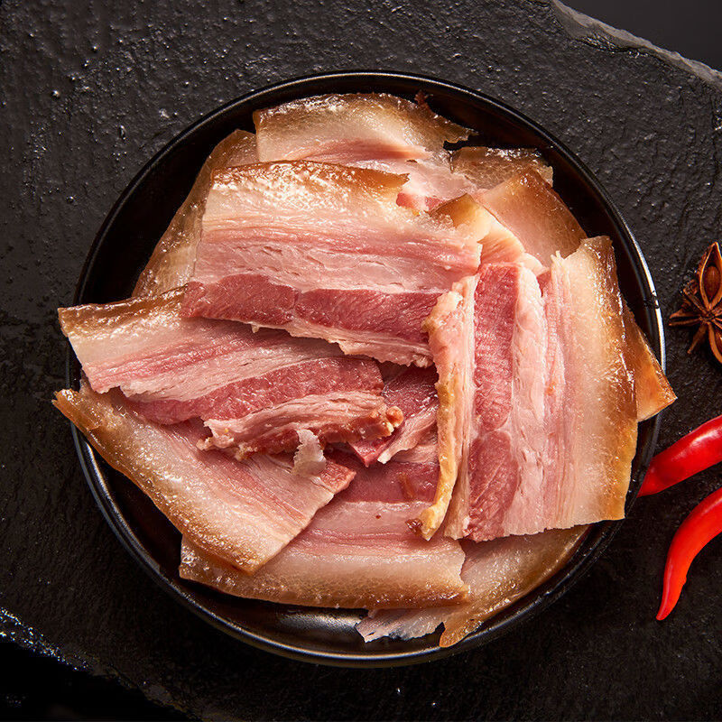 大胡子腊肉 甘肃兰州陇西特产农家正宗大胡子郭娃子土猪五花肉老腊肉