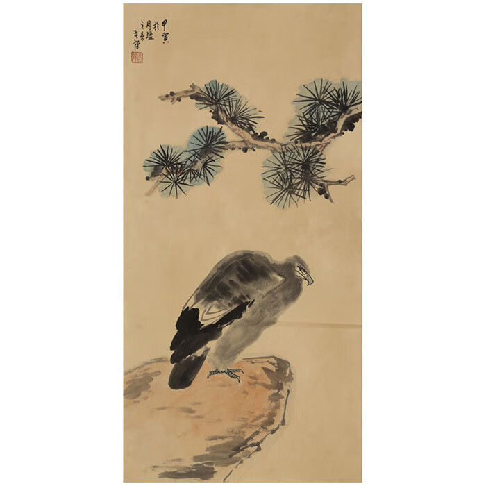 丹桂苑李苦禅花鸟字画名家精品写意国画三尺纯手绘古玩名人书画作品