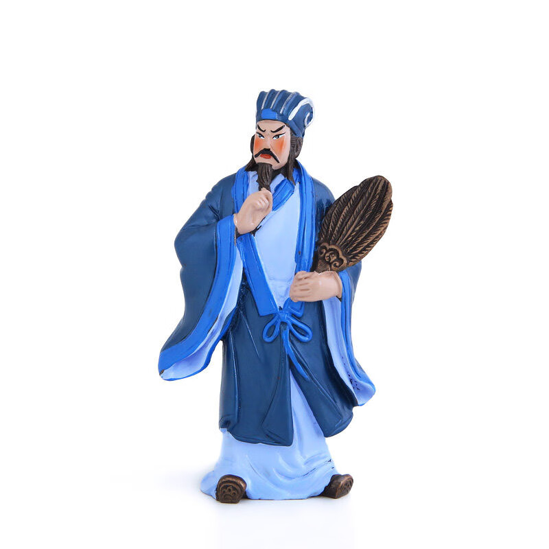 三国公仔人物手办摆件五虎上将诸葛亮刘备关羽张飞赵云曹操工艺品1