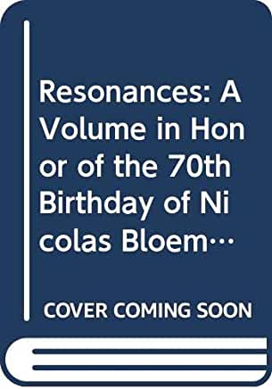 预订 resonances - a volume in honor of the 70th birthday of