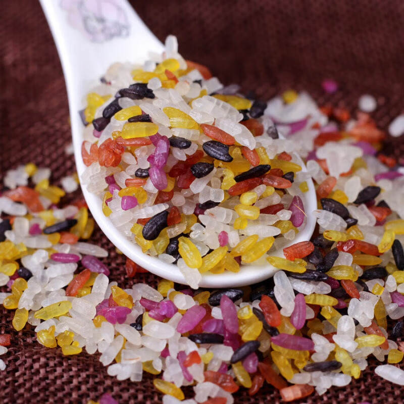 谷耘滇云南罗平特产五色米 布依族花米饭手工米饭植物染色五彩 五彩