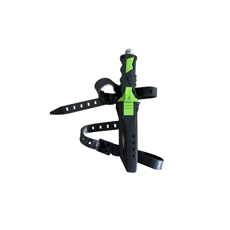 钢米 水域救援割绳刀420cc不锈钢 黑绿款尖头款 只 1860004