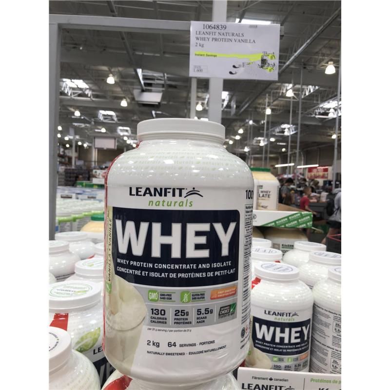拜耳加拿大eanfit whey protein乳蛋白粉2kg香草/巧克力/ w 香草