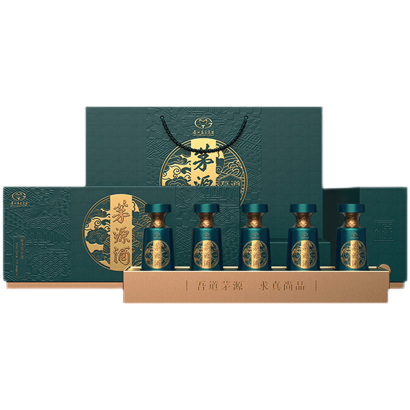 茅台(moutai)集团保健酒业茅源酒(吾道)100ml*5瓶 53度酱香型白酒