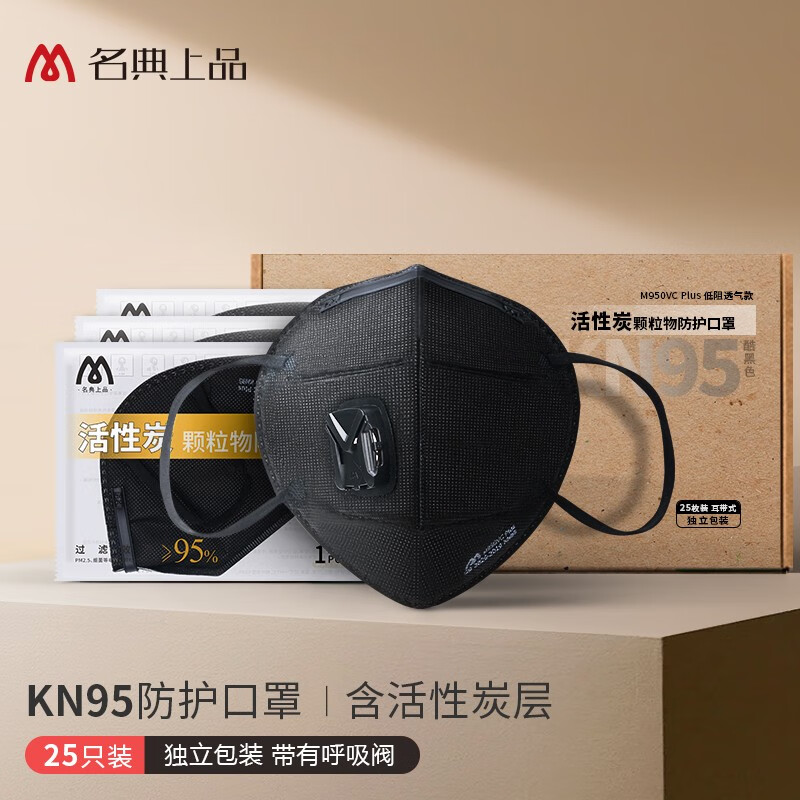 名典上品KN95口罩价格走势,购买口罩更省钱