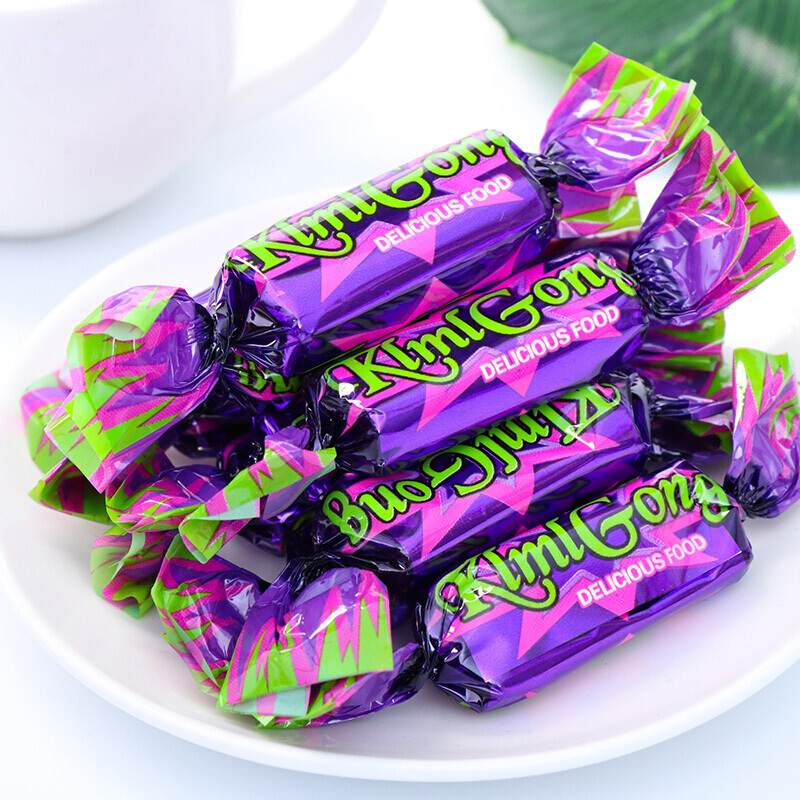 【新年火火】KDV紫皮糖俄罗斯糖年货进口巧克力糖夹心糖喜糖春节送礼礼品糖小零食 紫皮糖500g*2袋