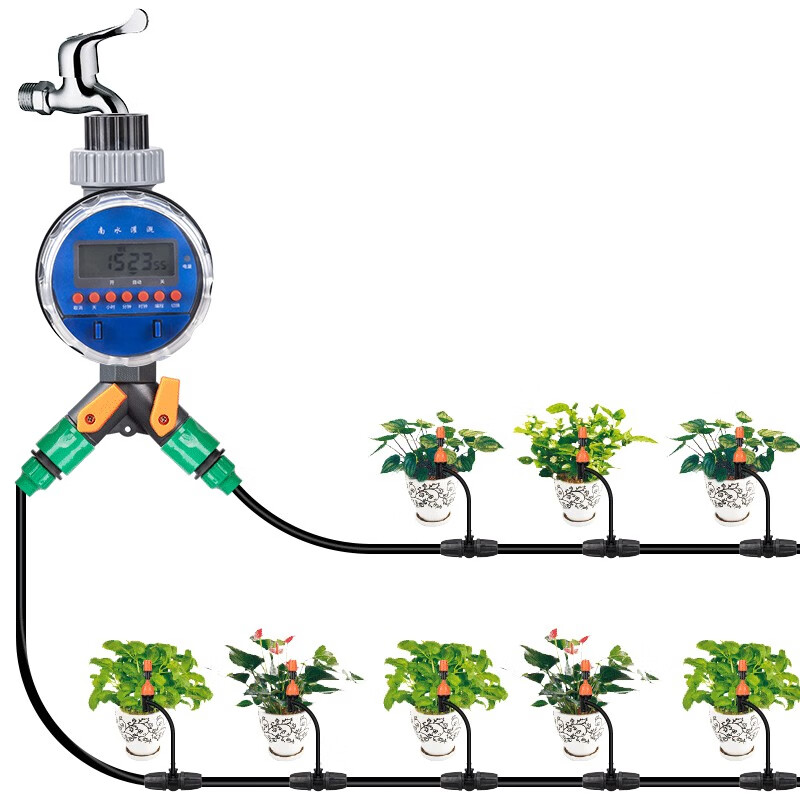 南水灌溉自動定時澆花器家用懶人澆水神器霧化噴頭微噴淋滴灌系統 20