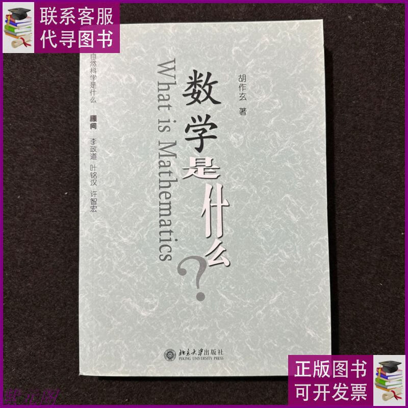 数学是什么 北京大学出版社二手9成新