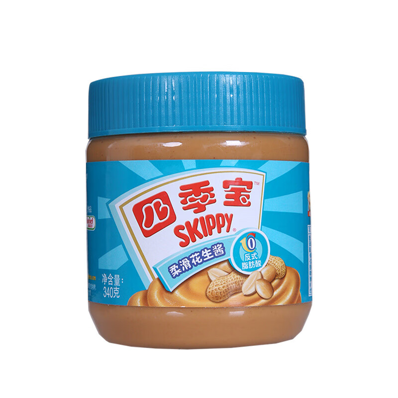 四季寶（SKIPPY）四季寶柔滑花生醬510g涂抹面包醬拌面醬火鍋蘸醬早餐醬顆?；ㄉu 四季寶柔滑花生醬510g*1瓶