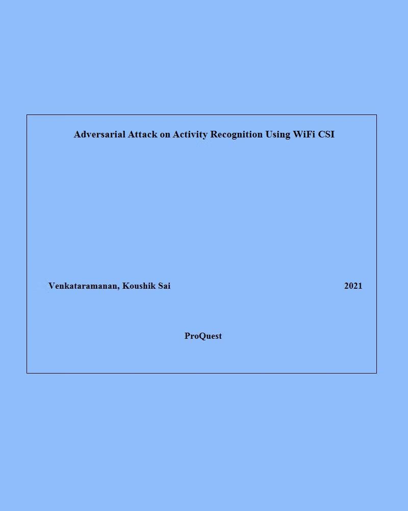 预订 国外英文学位论文adversarial attack on activity recognition