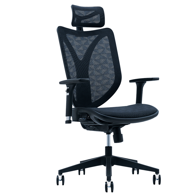 震旦 AURORA 办公椅 电脑椅 人体工程学 家用可躺椅子 全网线控老板椅 CELQW6601黑色