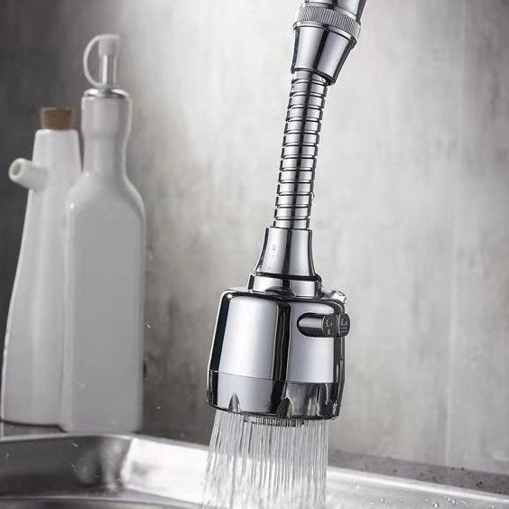 厨房水龙头防溅头厨房花洒喷头增压加长过滤嘴通用节水 过滤【二挡软