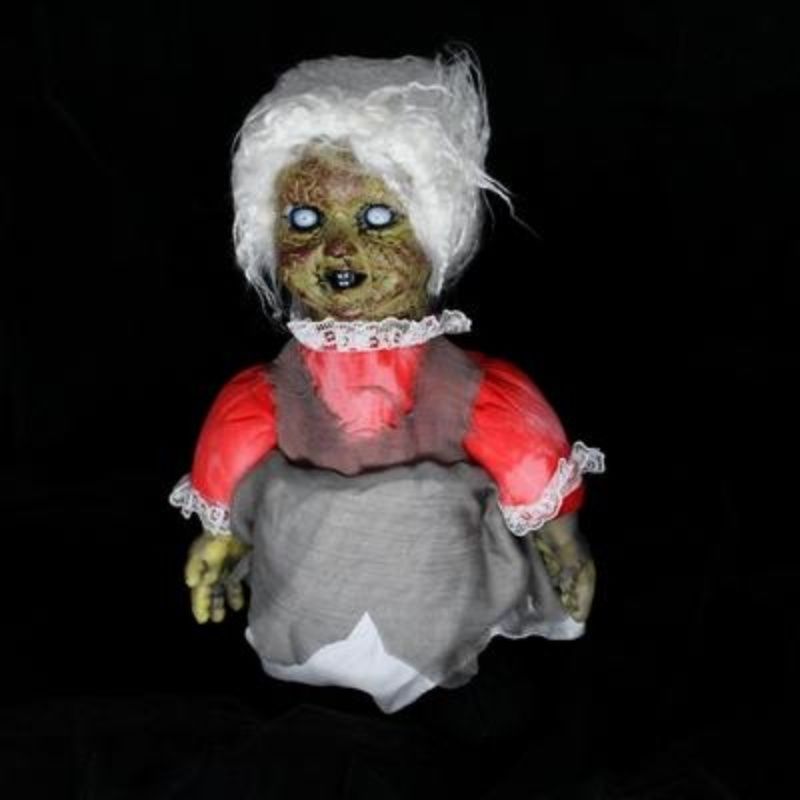 【万圣节】鬼屋万圣节电动走路鬼娃娃恐怖吓人玩具密室逃脱道具酒吧