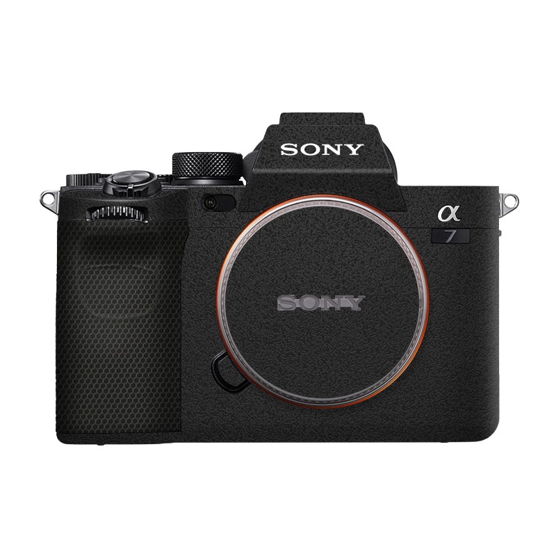 美本堂适用于索尼A7M4相机保护贴膜SONY a74机身贴纸贴皮碳纤维磨砂3M 磨砂黑 A7M4