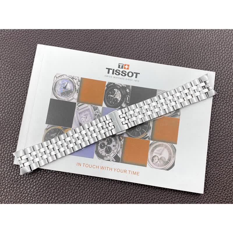 天梭表带钢带 原装天梭1853宝环系列t108原厂表带t108408a t108208a