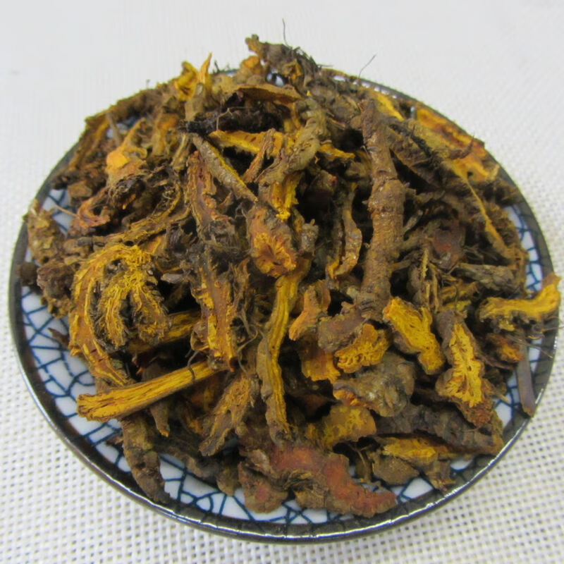 黄连中药黄连草药黄连黄莲片新货正宗精选无硫黄连可磨粉黄连粉 黄连