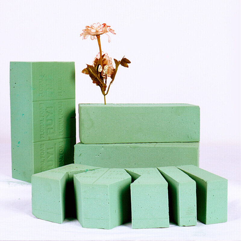 齐翼航 干花泥 插花花泥 批发吸水泡沫鲜花泥 花店用品包装 鲜花泥