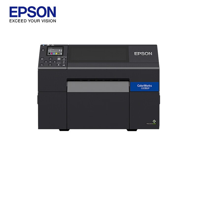 爱普生（EPSON） CW-C6030P 工业彩色标签打印机 自动剥离 桌面型数码标签印刷机 卷筒不干胶喷墨打印