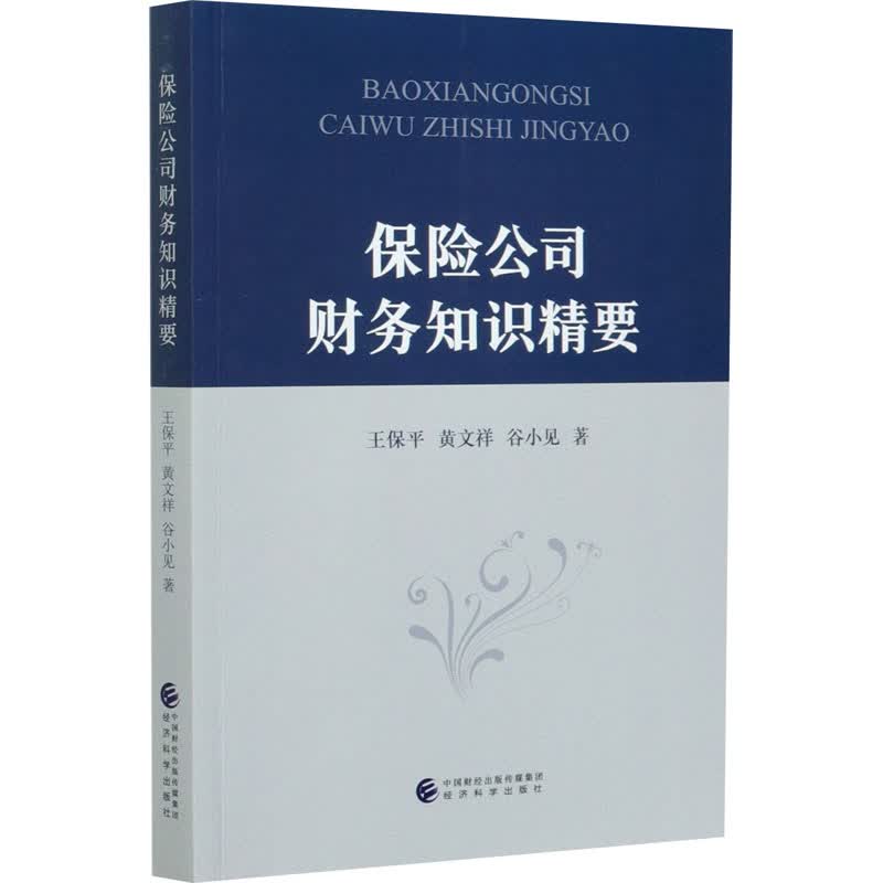 保险公司财务知识精要王保平,黄文祥,谷小见