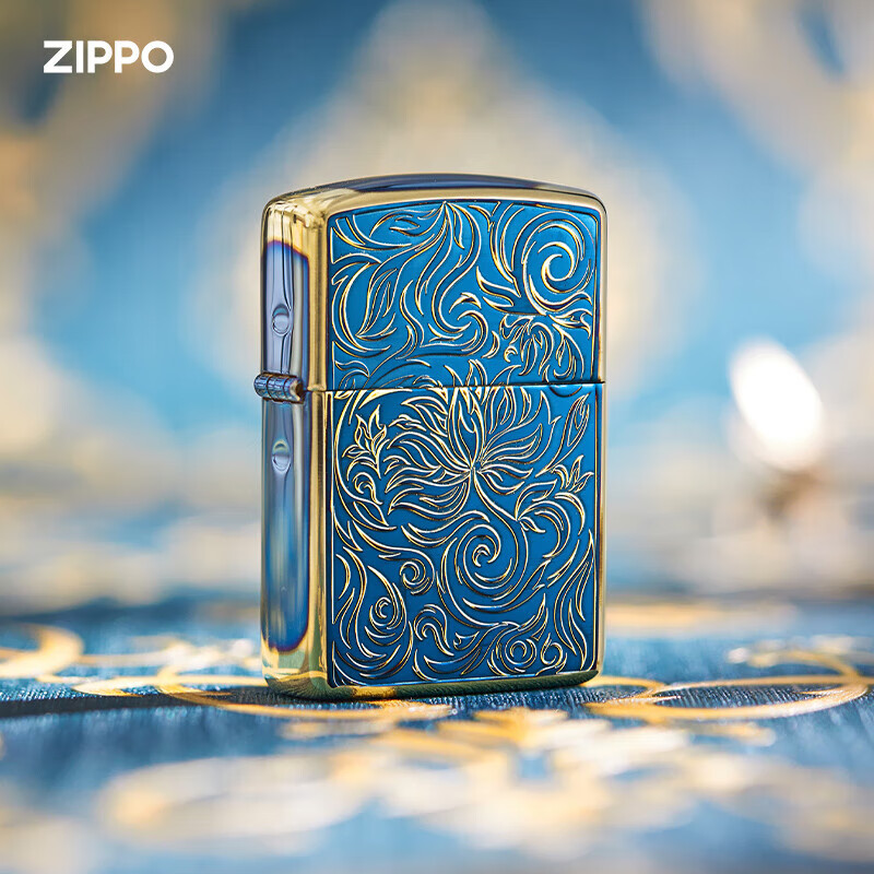 ZIPPO之宝打火机 唐草火焰花 LCO-0358 生日礼物送男友 防风火机怎么看?