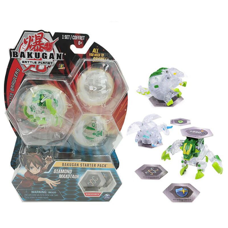 好沐音(haomuyin)爆丸小子的变形球爆丸小子bakugan八爪蜘蛛烈火独角