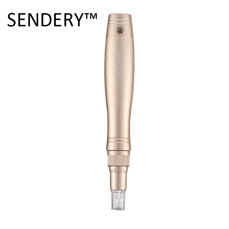 西德瑞SENDERY纳米电动微晶导入仪中胚层头皮家用导入非微针 金色主机 20个微针头
